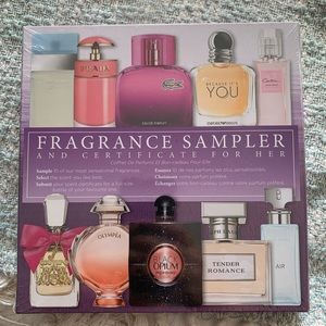 Fragrance sample set new